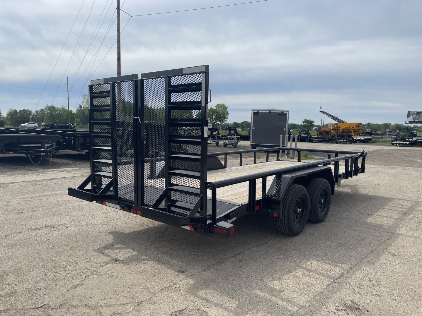 New 2026 Load Trail 83x18 Landscape 10k w/Split Gate Equipment Trailer