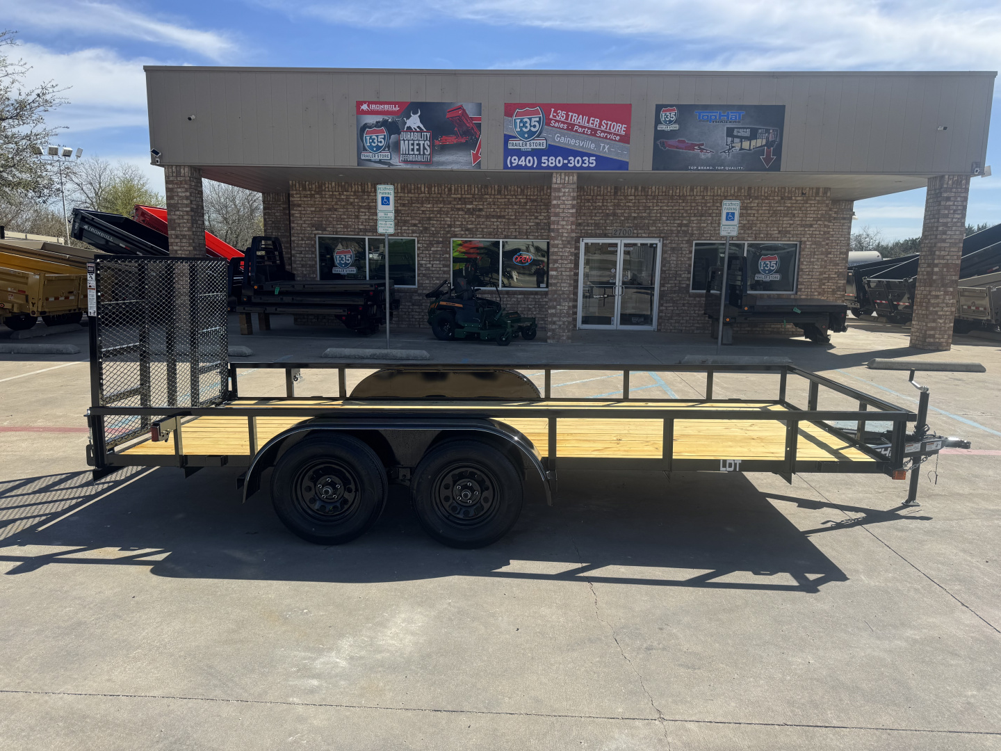 New 2026 Top Hat Trailers LDT 77X16 Utility Trailer