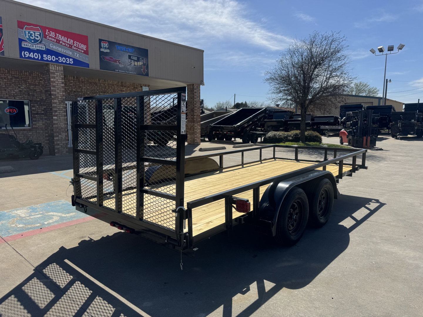 New 2026 Top Hat Trailers LDT 77X16 Utility Trailer