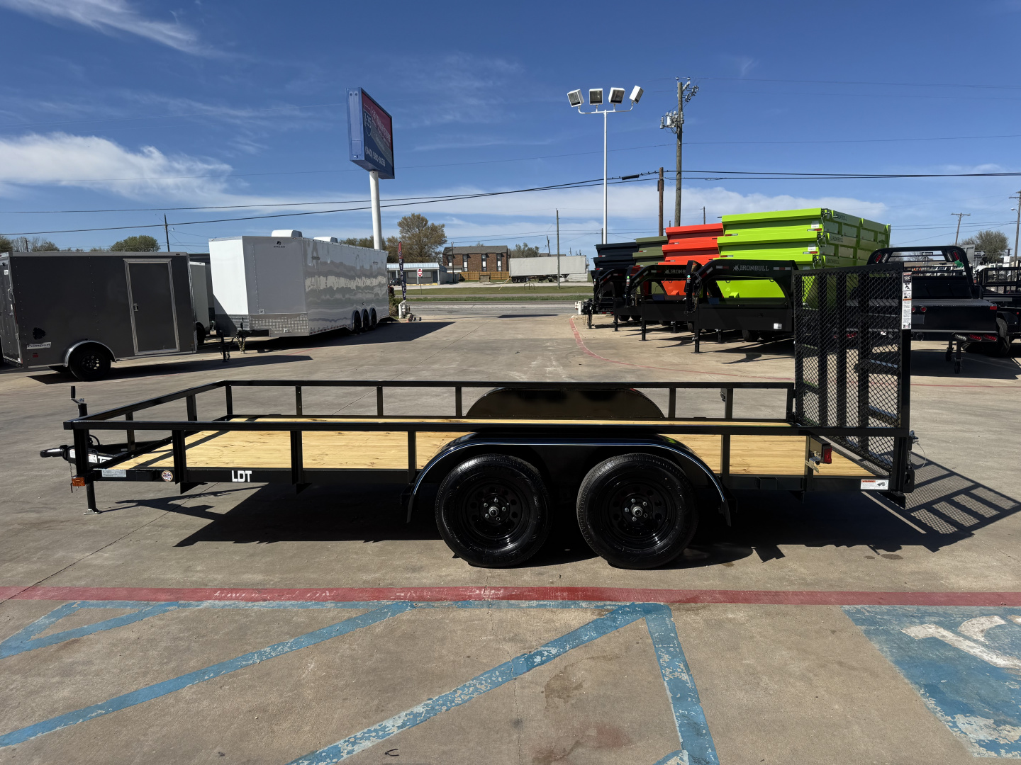 New 2026 Top Hat Trailers LDT 77X16 Utility Trailer