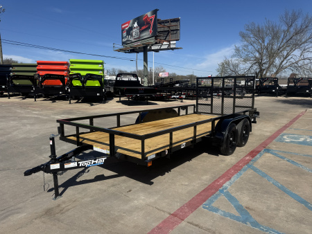 New 2026 Top Hat Trailers LDT 77X16 Utility Trailer