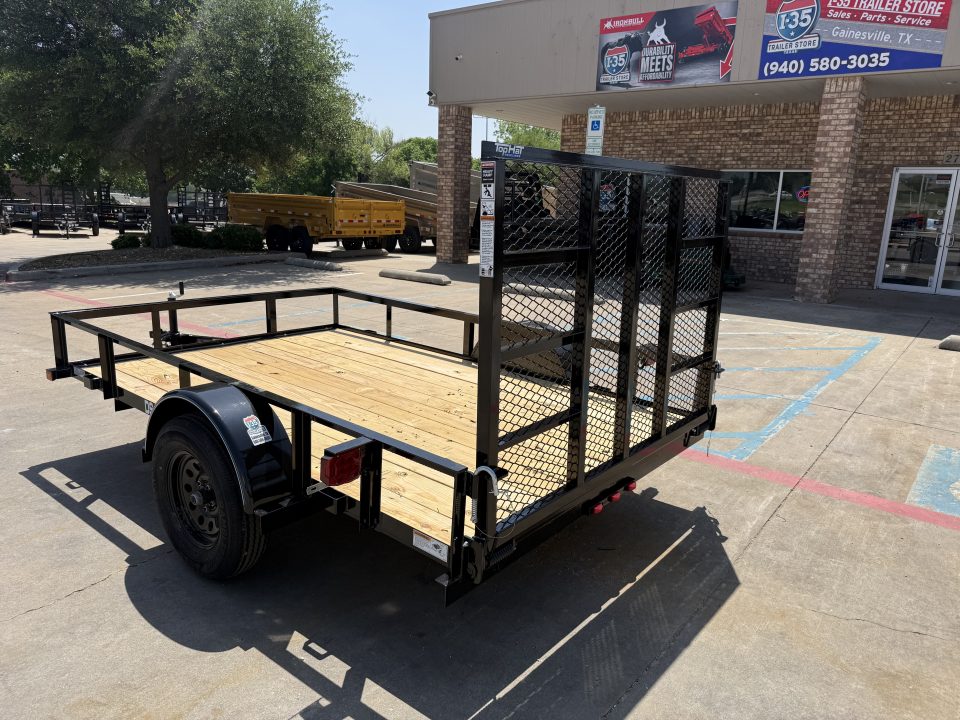 New 2026 Top Hat Trailers DSA 77X10 Utility Trailer