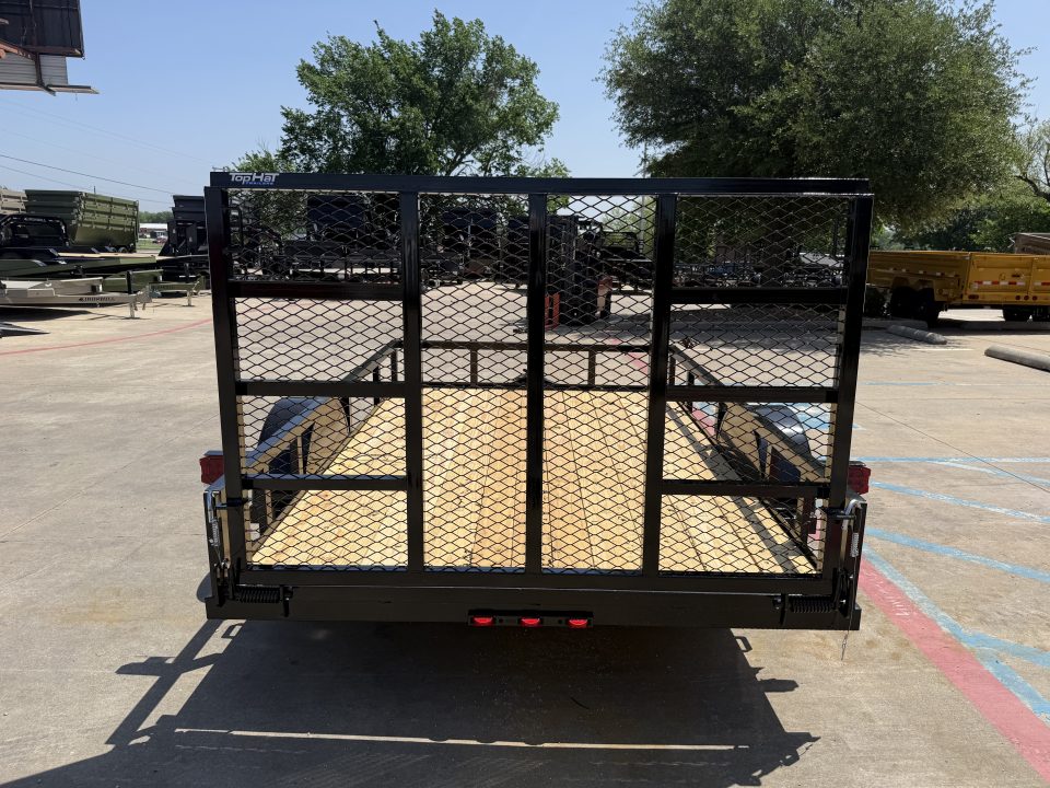 New 2026 Top Hat Trailers DSA 77X10 Utility Trailer