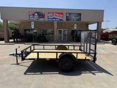 New 2026 Top Hat Trailers DSA 77X10 Utility Trailer