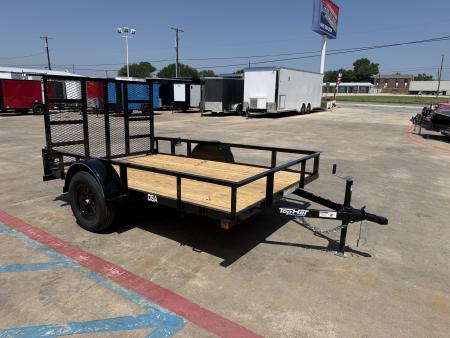 New 2026 Top Hat Trailers DSA 77X10 Utility Trailer