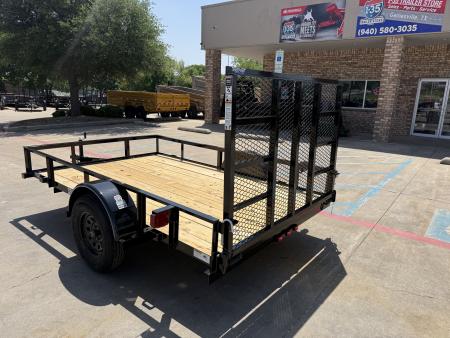 New 2026 Top Hat Trailers DSA 77X10 Utility Trailer