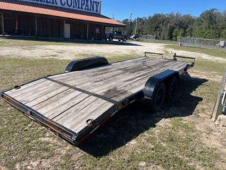 Used 2024 Caliber Trailer Mfg 7 X 20 7K CARHAULER Car Hauler