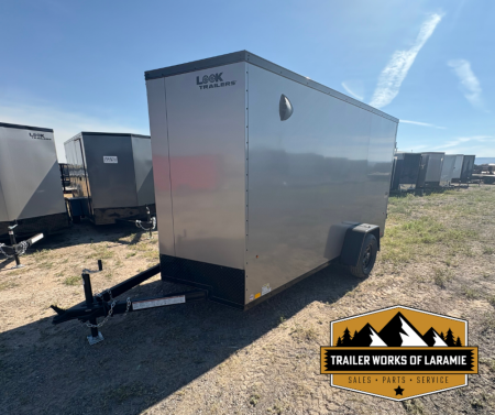 Used 2026 Look Trailers 6 x 12 3K- ST DLX -Single Axle -Enclosed Trailers- Pewter