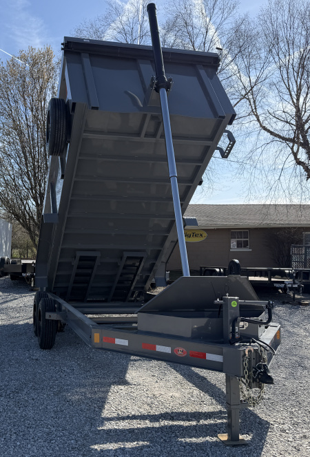 New 2026 Delco Trailers D5 83"X 16' (4FT SIDES) 16K TELESCOPIC Dump Trailer