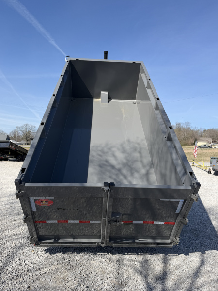 New 2026 Delco Trailers D5 83"X 16' (4FT SIDES) 16K TELESCOPIC Dump Trailer