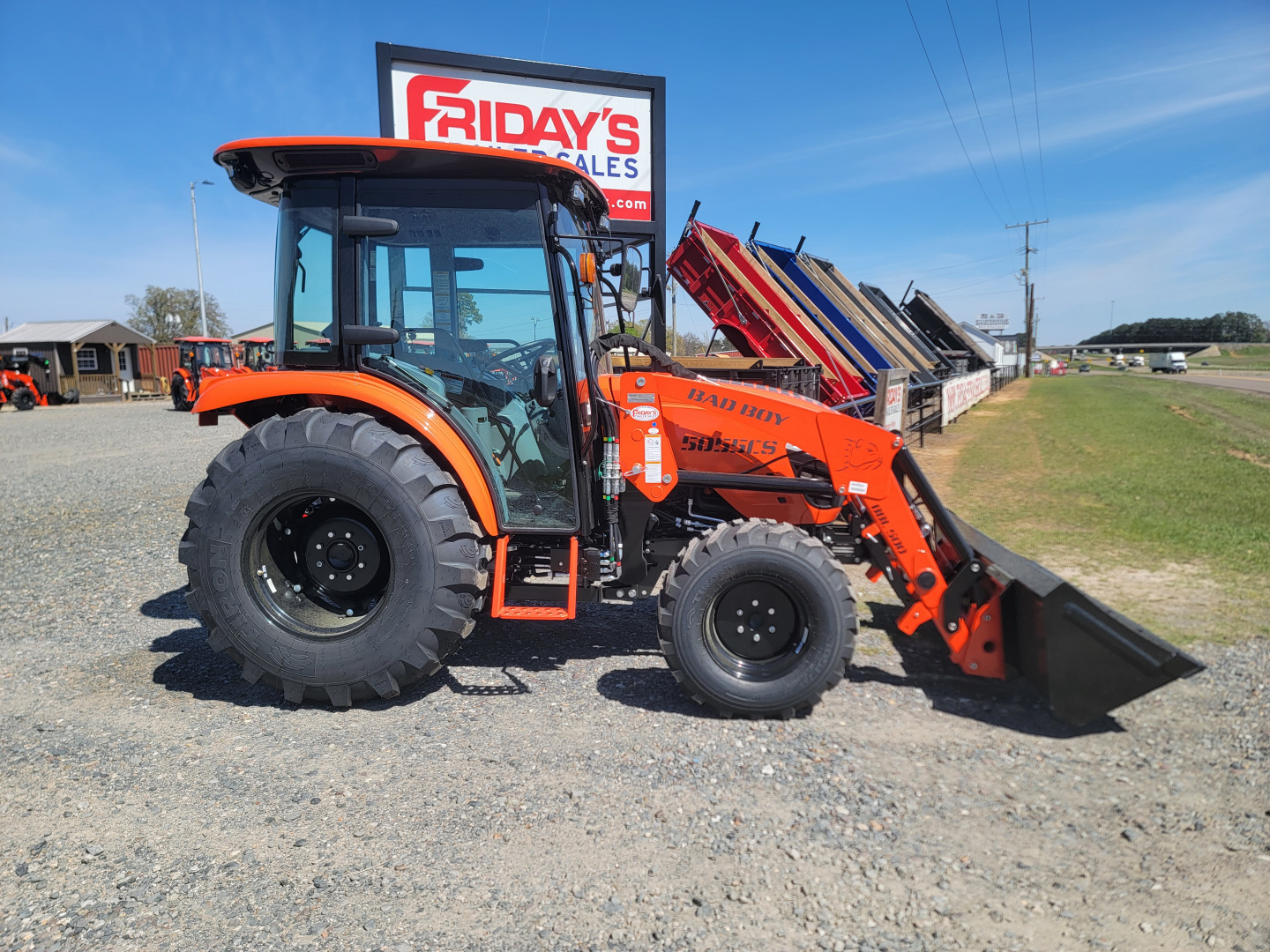 New 2026 Bad Boy 5055CS Tractor Shuttle Shift with Industrial Tires