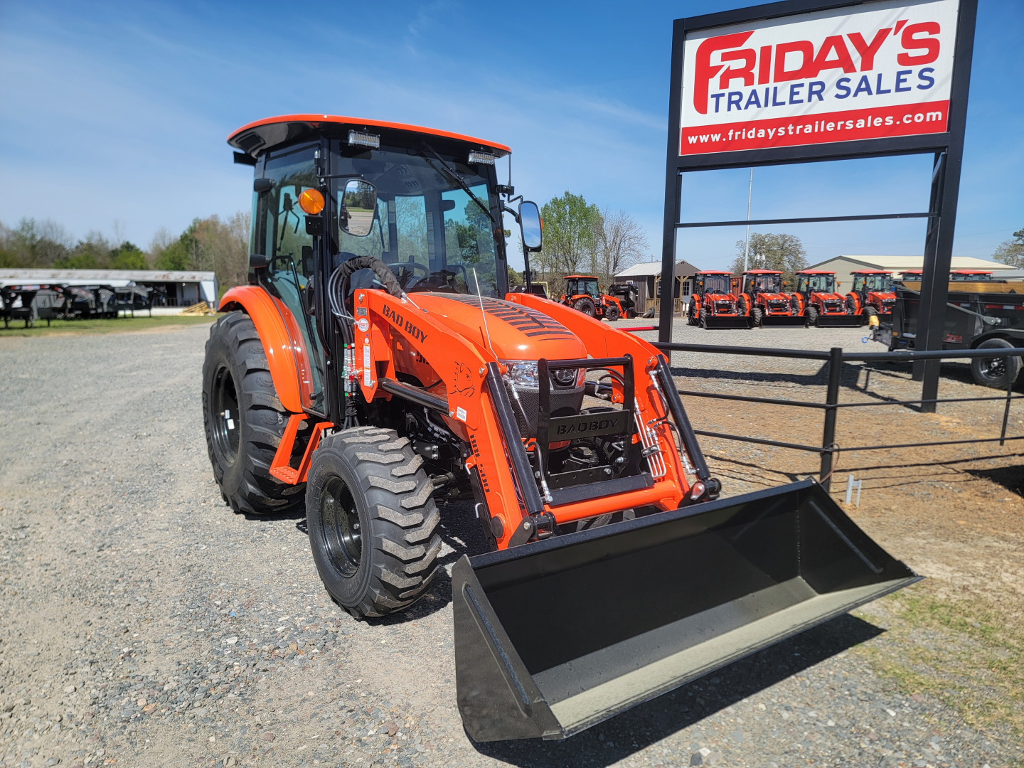 New 2026 Bad Boy 5055CS Tractor Shuttle Shift with Industrial Tires