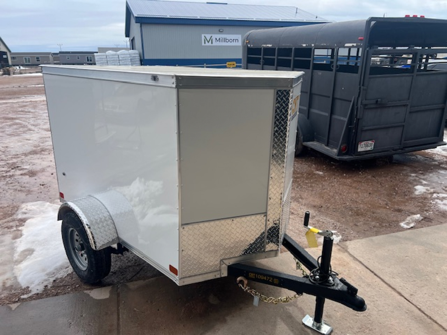 New 2026 Covered Wagon Trailers 4X6SA Cargo / Enclosed Trailer