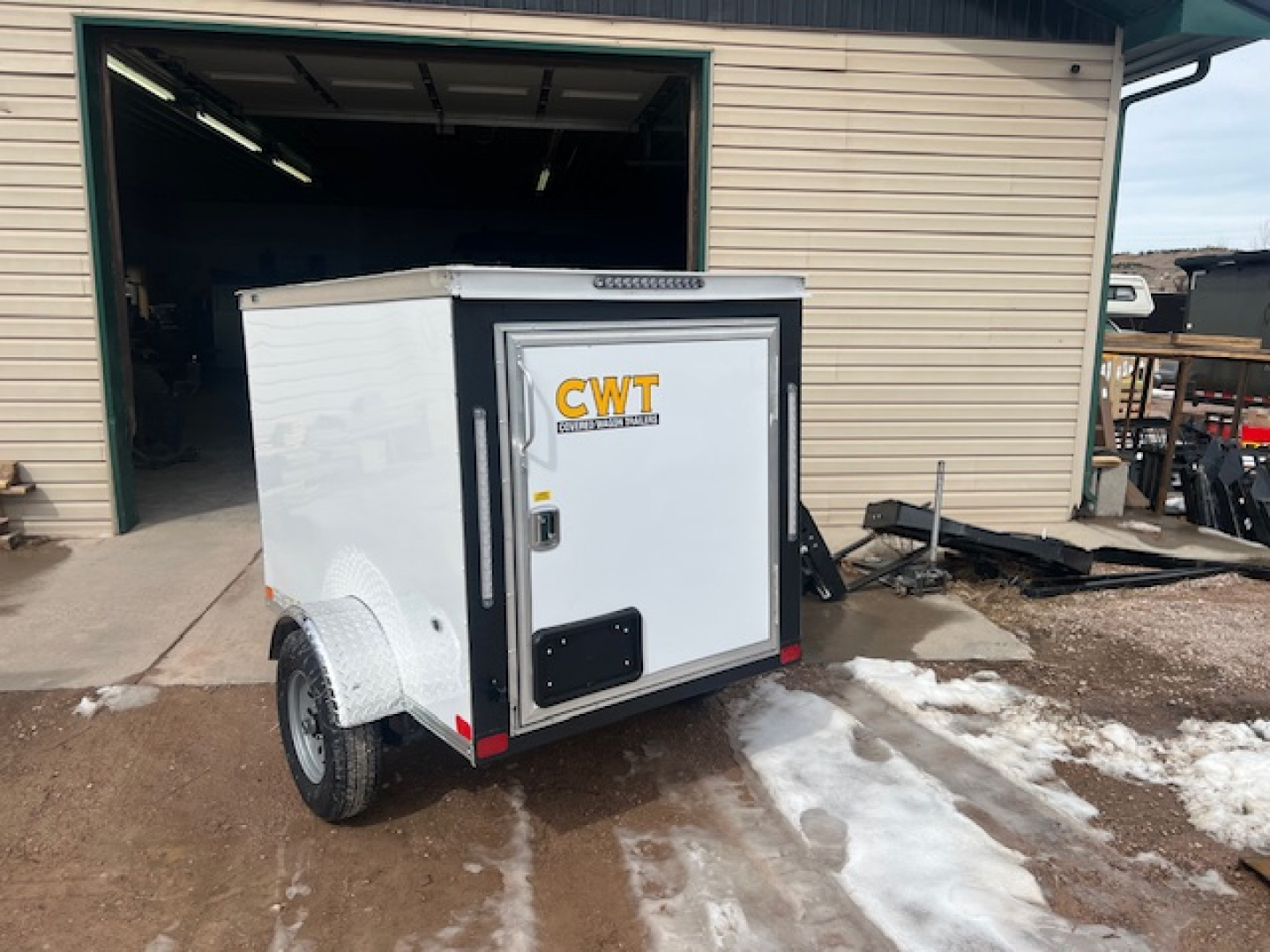 New 2026 Covered Wagon Trailers 4X6SA Cargo / Enclosed Trailer