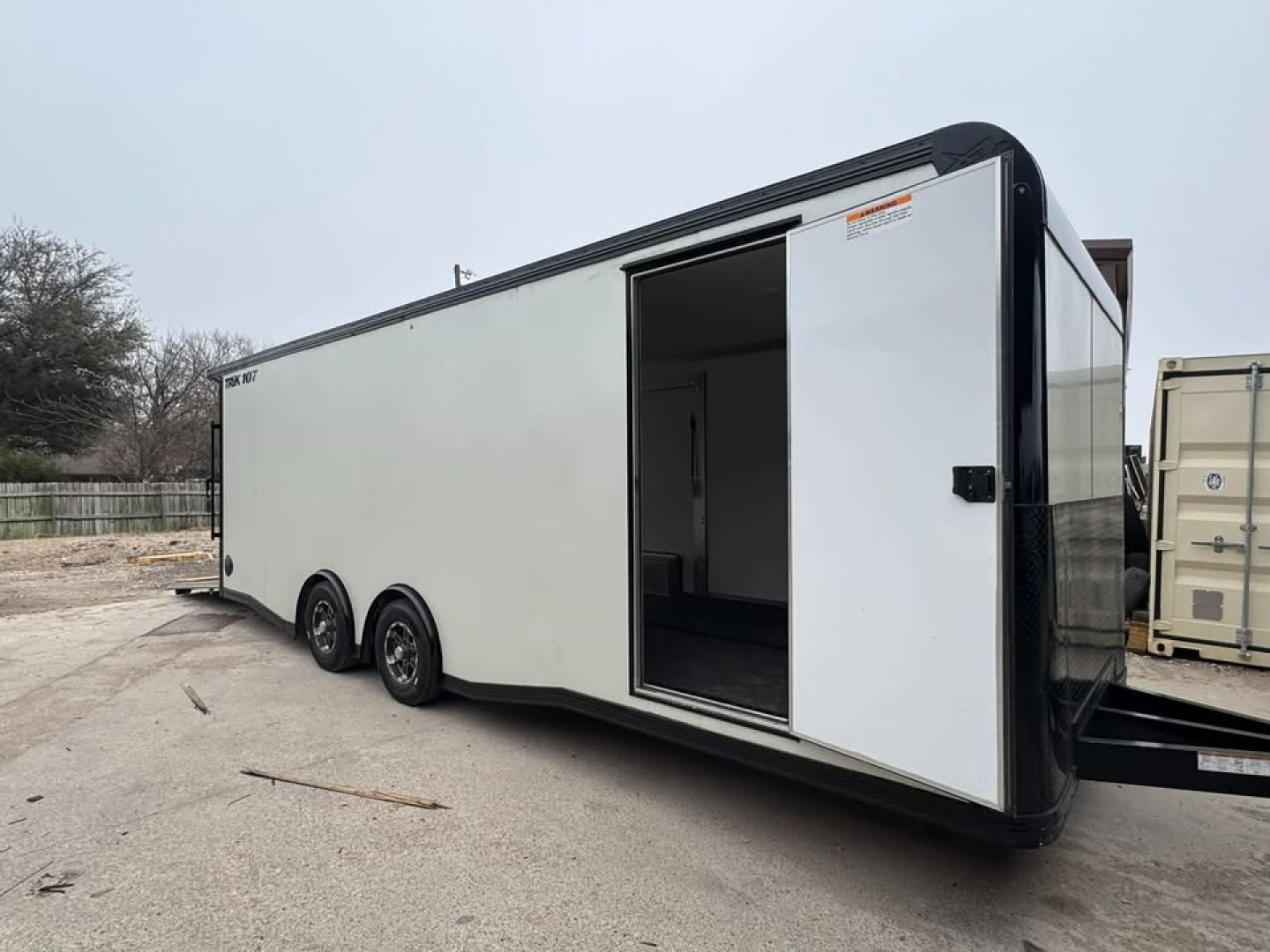 Used 2025 Stealth Trailers 8.5X24 ALUMINUM TRAILER FULL ESCAPE DOOR Car / Racing Trailer