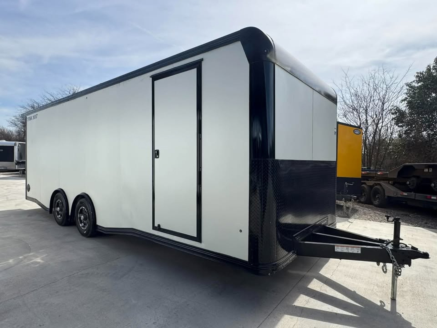 Used 2025 Stealth Trailers 8.5X24 ALUMINUM TRAILER FULL ESCAPE DOOR Car / Racing Trailer