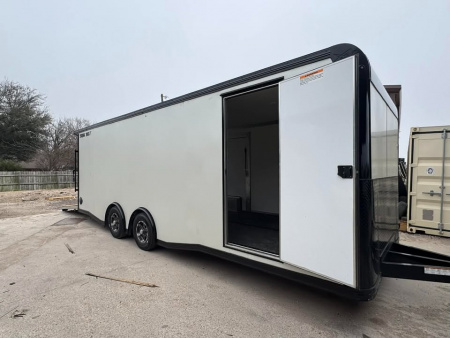 Used 2025 Stealth Trailers 8.5X24 ALUMINUM TRAILER FULL ESCAPE DOOR Car / Racing Trailer
