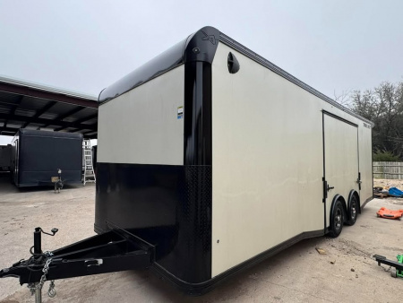 Used 2025 Stealth Trailers 8.5X24 ALUMINUM TRAILER FULL ESCAPE DOOR Car / Racing Trailer