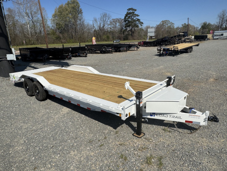 New 2026 Load Trail 102X24 Equipment Trailer W/ MAX RAMPS, 10 PLY TIRES, DRIVE OVER FENDERS, TOOL BOX, WINCH PLATE