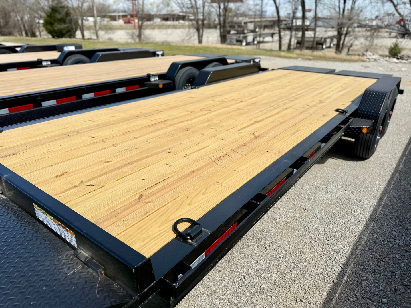 New 2026 Top Hat Trailers EB16-22x83 I-Beam Equipment Trailer w/ Jumbo Ramps