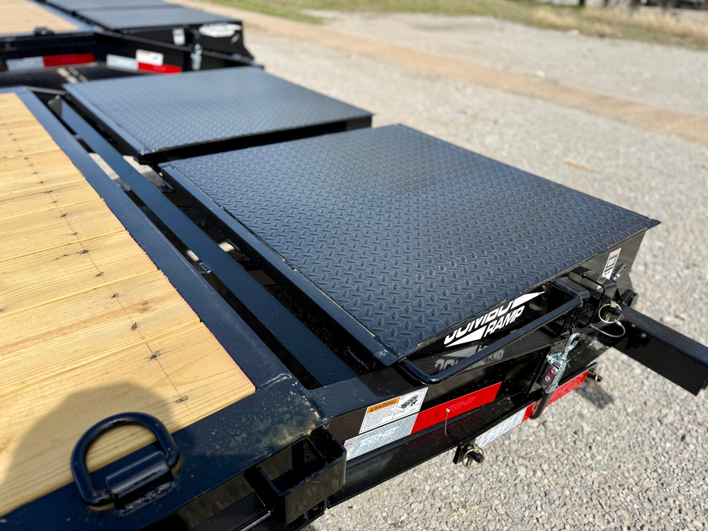 New 2026 Top Hat Trailers EB16-22x83 I-Beam Equipment Trailer w/ Jumbo Ramps