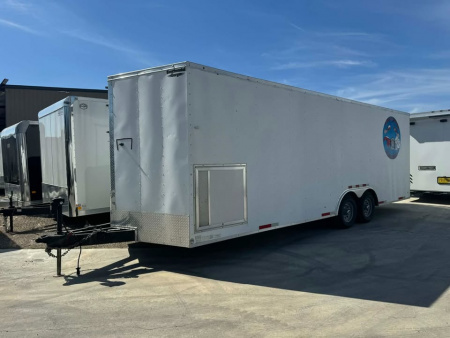 Used USED 2016 Continental Cargo 8.5X24 Car / Racing Trailer AWNING, WINCH, ELECTRIC JACK & MORE!