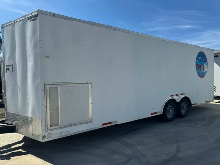 Used USED 2016 Continental Cargo 8.5X24 Car / Racing Trailer AWNING, WINCH, ELECTRIC JACK & MORE!