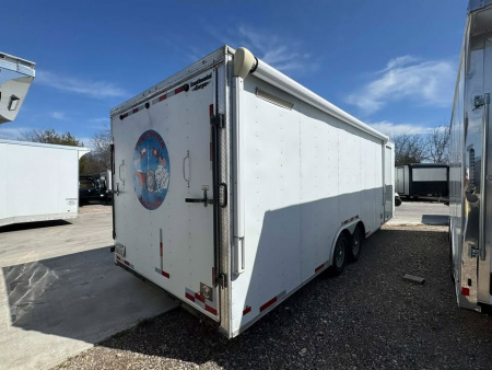 Used USED 2016 Continental Cargo 8.5X24 Car / Racing Trailer AWNING, WINCH, ELECTRIC JACK & MORE!