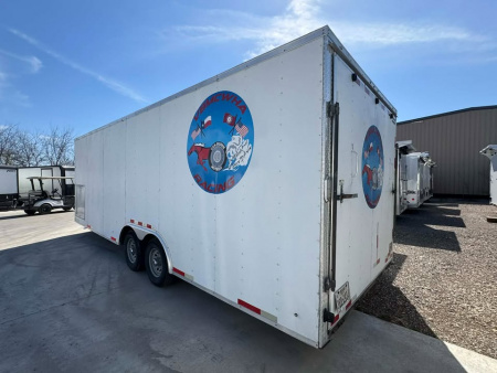Used USED 2016 Continental Cargo 8.5X24 Car / Racing Trailer AWNING, WINCH, ELECTRIC JACK & MORE!