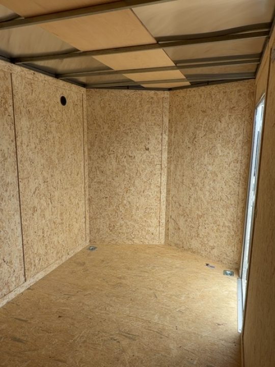New 2026 Cargo Express 7 x 12 3.5K EX DLX Flat Top V-Nose Enclosed Trailer