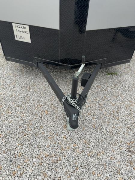 New 2026 Cargo Express 7 x 12 3.5K EX DLX Flat Top V-Nose Enclosed Trailer