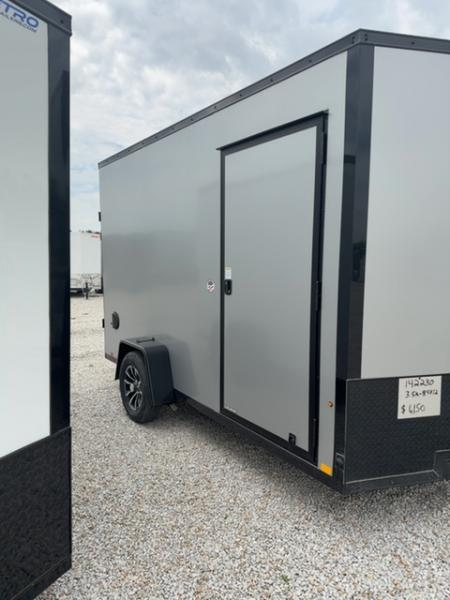 New 2026 Cargo Express 7 x 12 3.5K EX DLX Flat Top V-Nose Enclosed Trailer