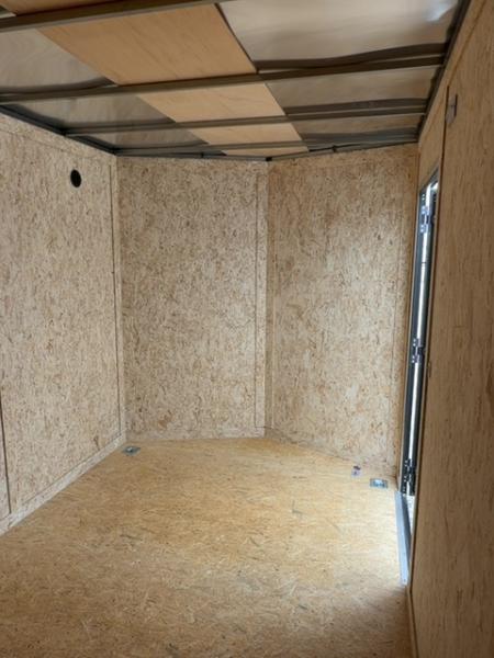 New 2026 Cargo Express 7 x 12 3.5K EX DLX Flat Top V-Nose Enclosed Trailer