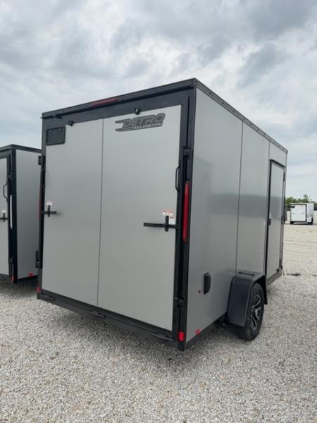 New 2026 Cargo Express 7 x 12 3.5K EX DLX Flat Top V-Nose Enclosed Trailer