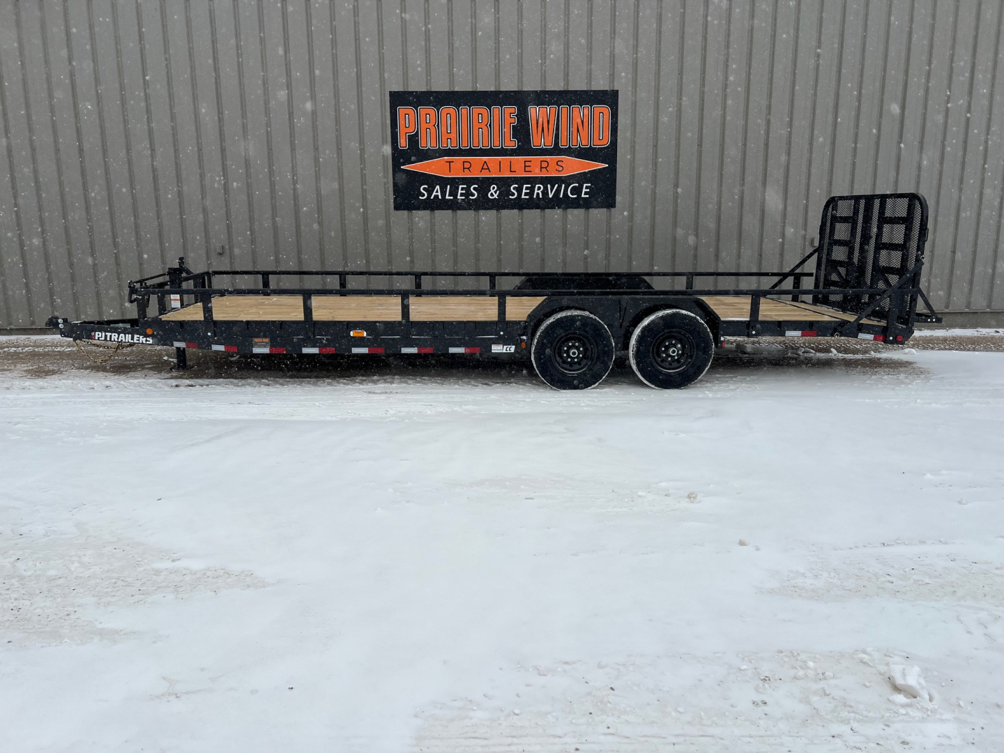New 2026 PJ Trailers 24' Rail Side CC Equipment Trailer