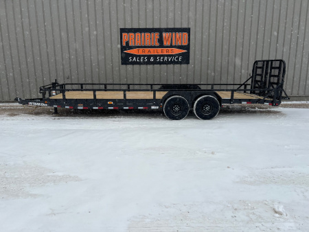 New 2026 PJ Trailers 24' Rail Side CC Equipment Trailer