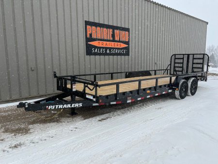 New 2026 PJ Trailers 24' Rail Side CC Equipment Trailer