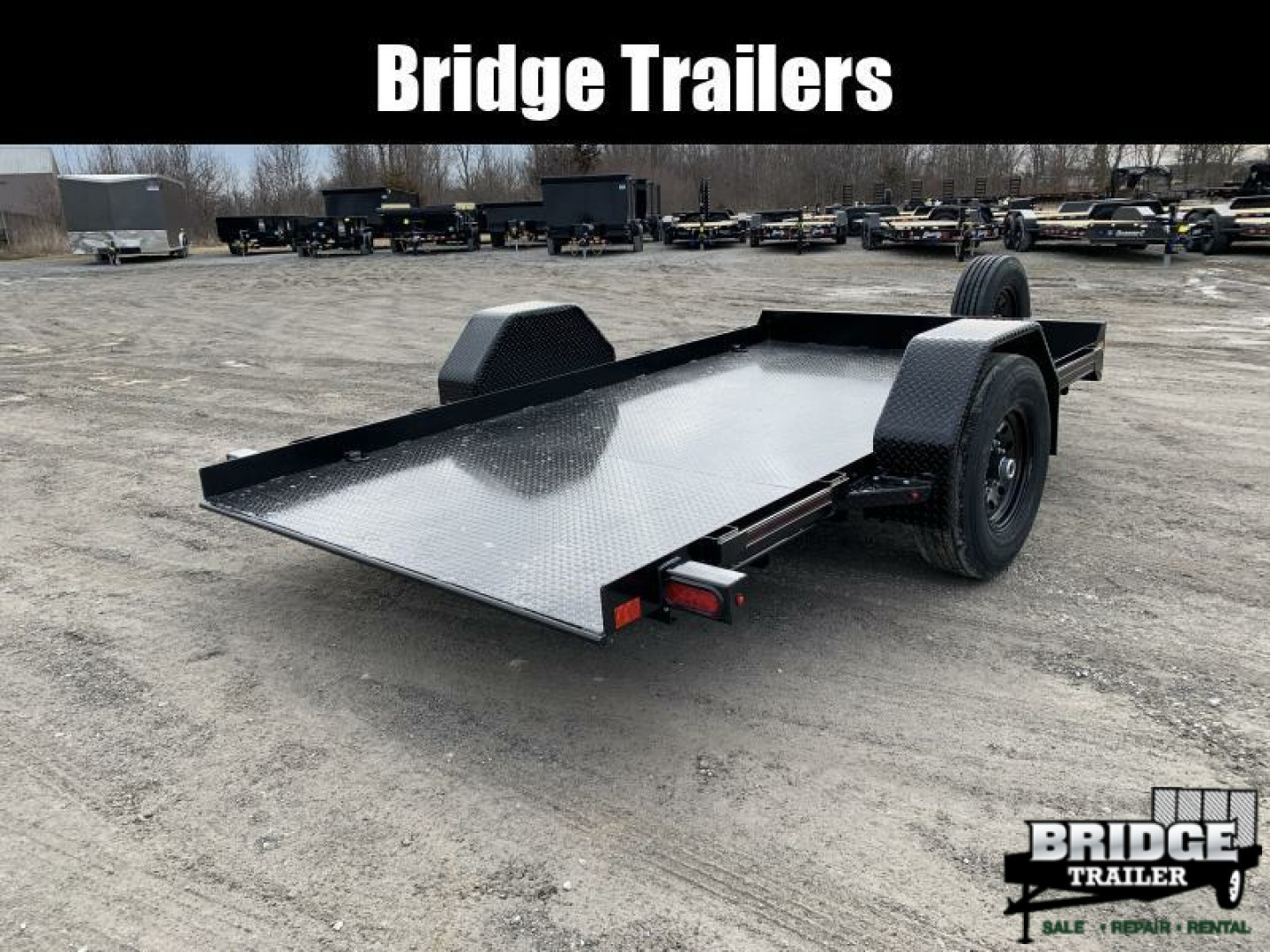 New 2026 Diamond C Trailers DSA107L12X77 (77" X 12') 7K Self Dampening Tilt Trailer