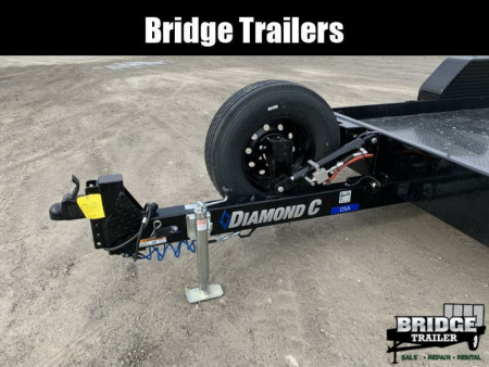 New 2026 Diamond C Trailers DSA107L12X77 (77" X 12') 7K Self Dampening Tilt Trailer