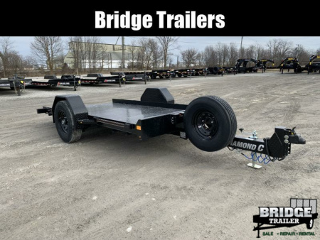 New 2026 Diamond C Trailers DSA107L12X77 (77" X 12') 7K Self Dampening Tilt Trailer