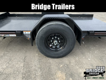 New 2026 Diamond C Trailers DSA107L12X77 (77" X 12') 7K Self Dampening Tilt Trailer