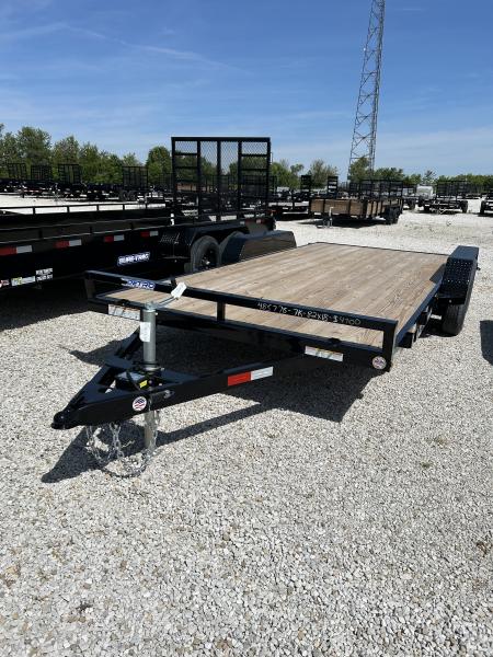 New 2026 Sure-Trac 7 x 18 (16+2) 7K C-Channel Car Hauler