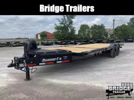 New 2026 Diamond C Trailers HXD208L24X102 (24' x 102 ) Full Width Partial Tilt Equipment Trailer
