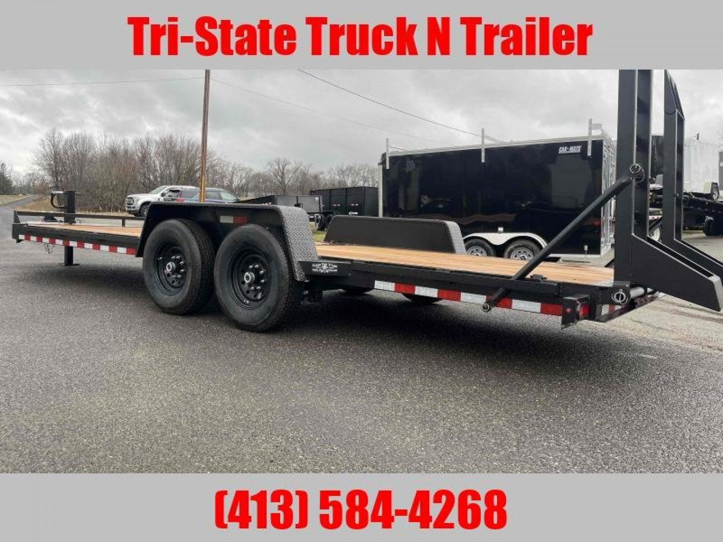New 2026 BWISE 22' 14K GVW Equipment Trailer