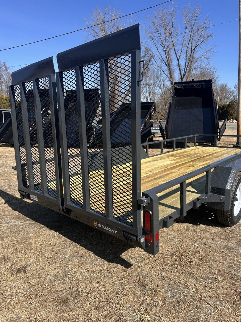 New 2026 Belmont 7x18 Landscape trailer Utility Trailer