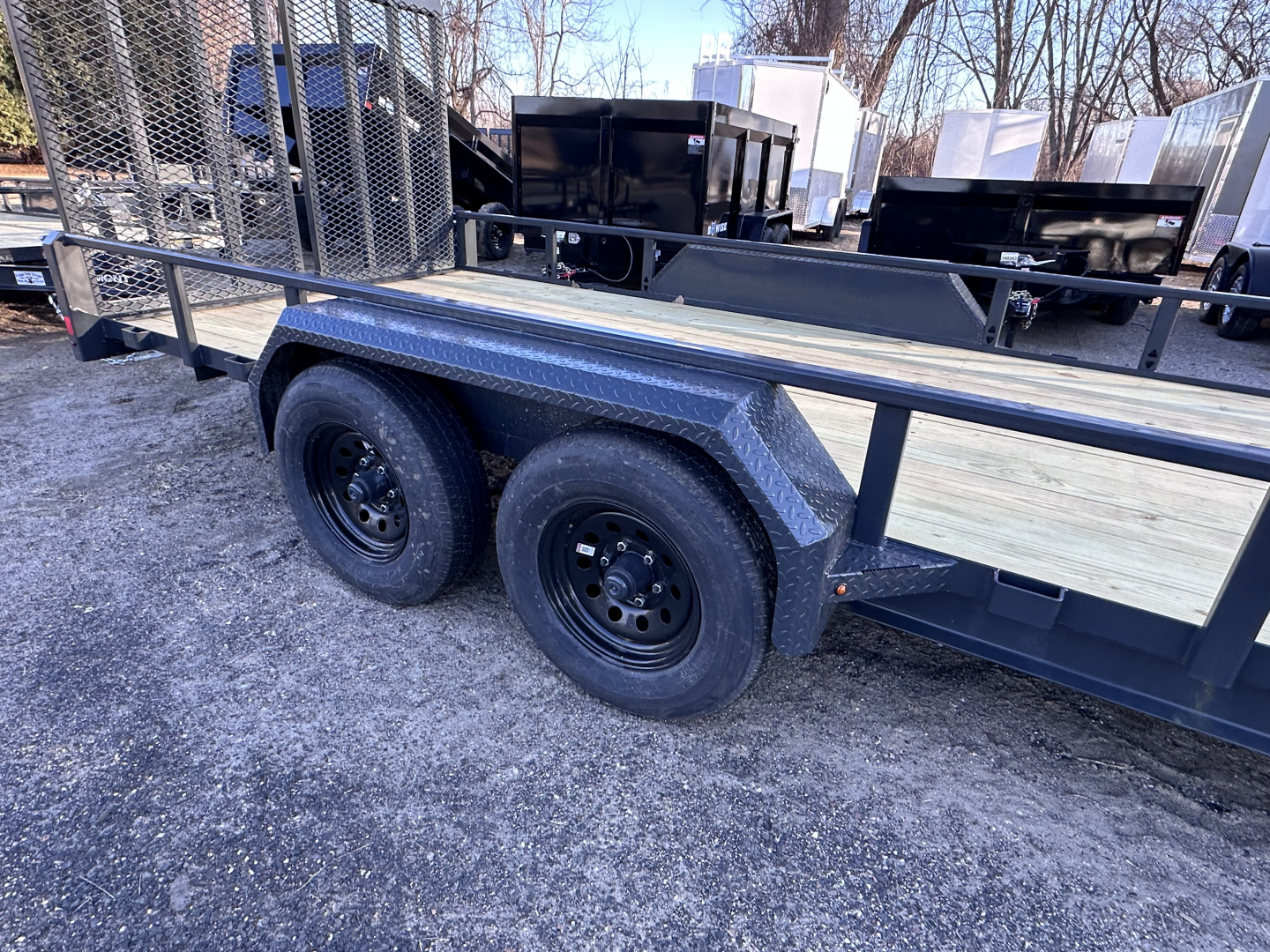 New 2026 Belmont 7x18 Landscape trailer 10K GVW