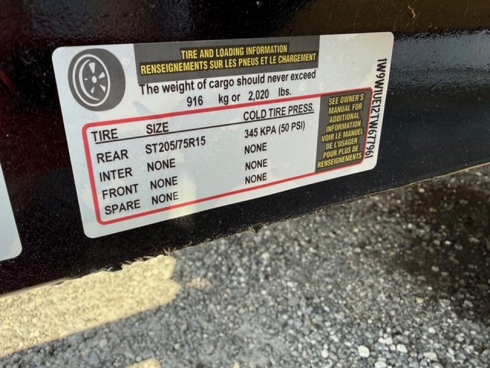 New 2026 Ware Cargo Trailers 6 x 12 Utility Trailer with 2' Mesh Sides 2990 GVWR and 970 Shipping Weight