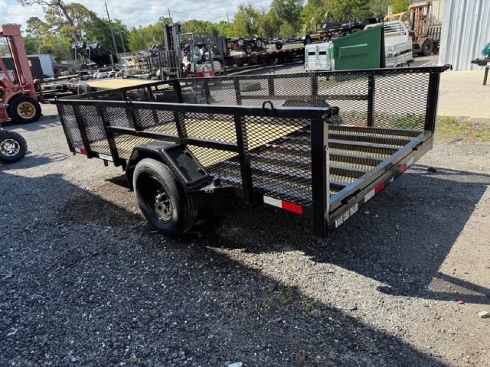 New 2026 Ware Cargo Trailers 6 x 12 Utility Trailer with 2' Mesh Sides 2990 GVWR and 970 Shipping Weight