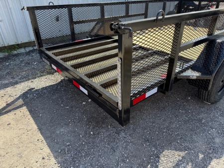 New 2026 Ware Cargo Trailers 6 x 12 Utility Trailer with 2' Mesh Sides 2990 GVWR and 970 Shipping Weight