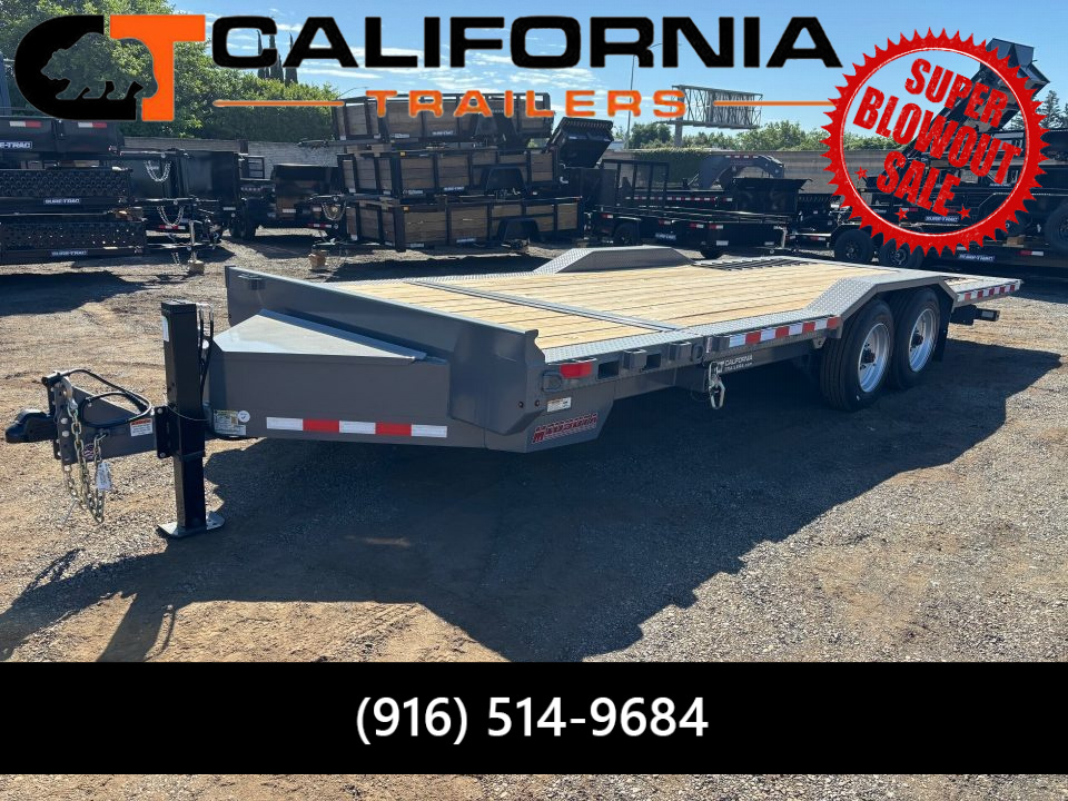 New 102x22 Tandem Axle 17.6K Equipment Tilt w/Drive Over Fenders